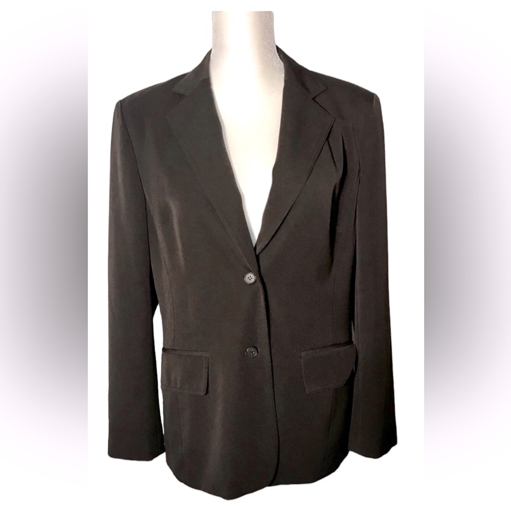 East 5th brown blazer size 14